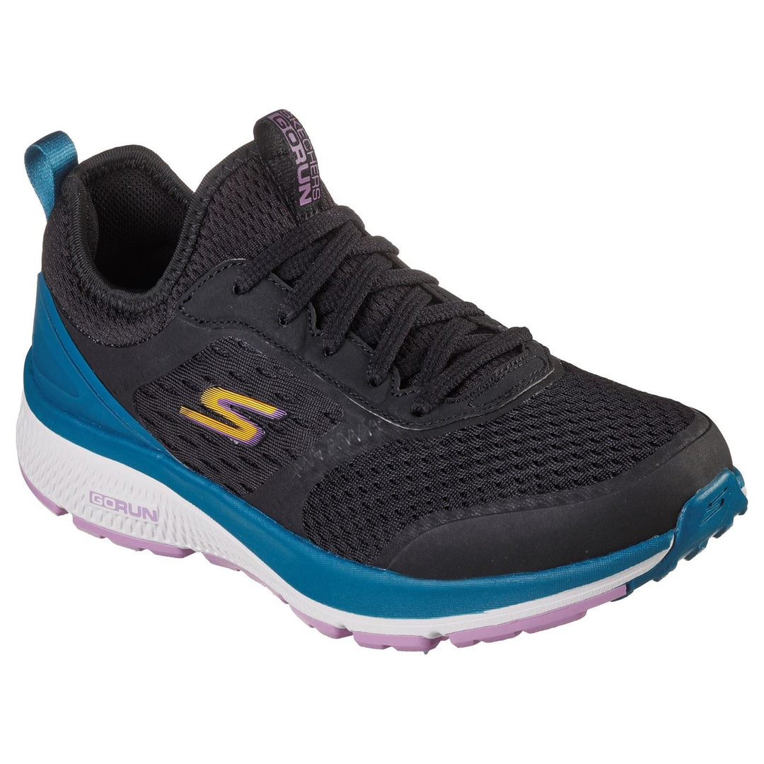 Skechers 128276 Go Run Consistent Vivid Trainers Black-2