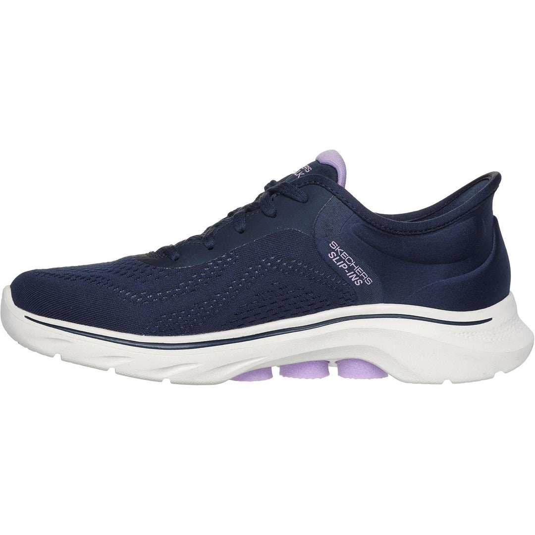 Women's Wide Fit Skechers 125233 Slip-ins Go Walk 7 Valin Trainers