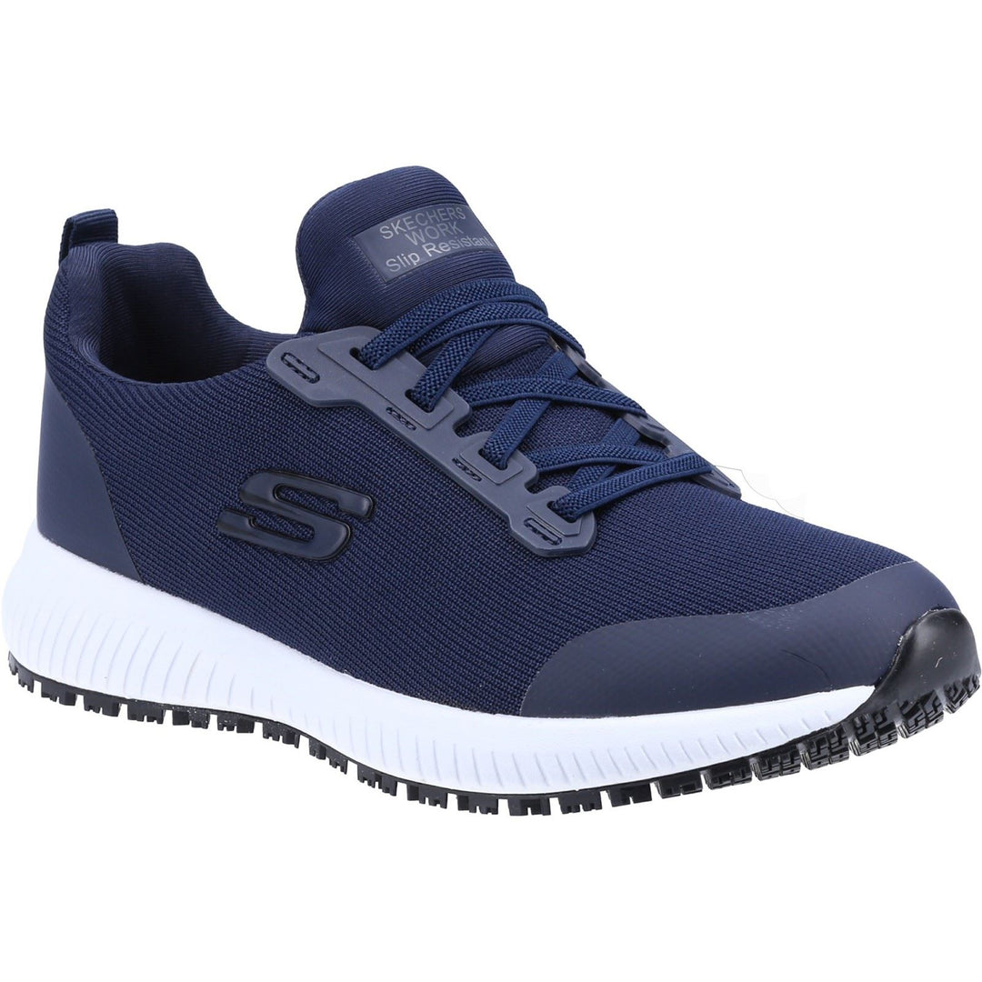 Skechers 77222EC Wide Squad SR Trainers Black Navy-2