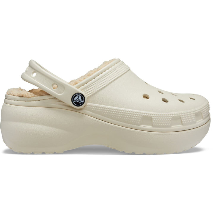 Women's Wide Fit Crocs 207938 Classic Platform Lined Clog Sandals