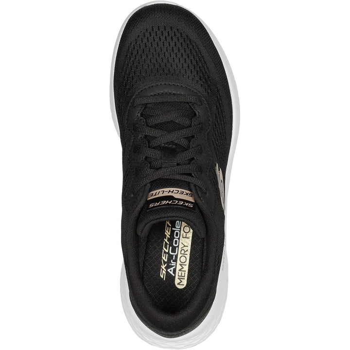 Women's Wide Fit Skechers 149991 Skech Lite Pro Perfect Time Trainers - Black/Rose Gold