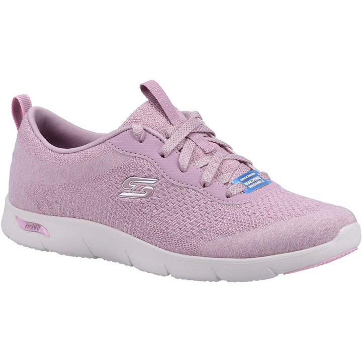 Skechers 104272 Wide Arch Fit Refine Trainers Mauve-2