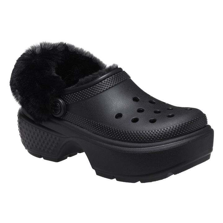 Women's Wide Fit Crocs 208546 Stomp Lined Clog