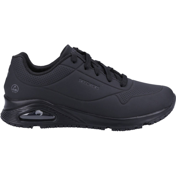 Skechers 200054EC Wide Black Uno SR Trainers-1