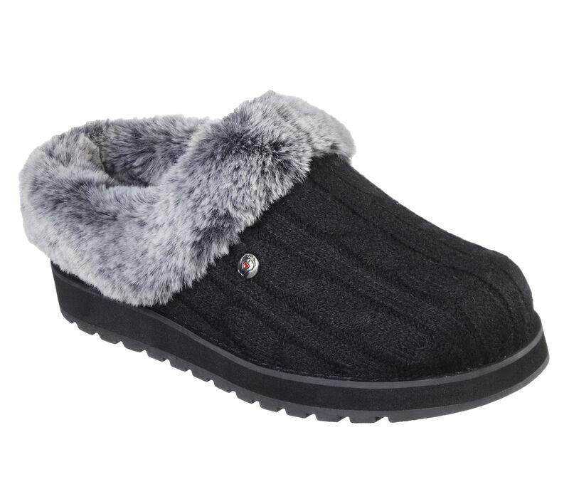 Skechers Keepsakes Extra Wide Ice Angel Mule Black-2