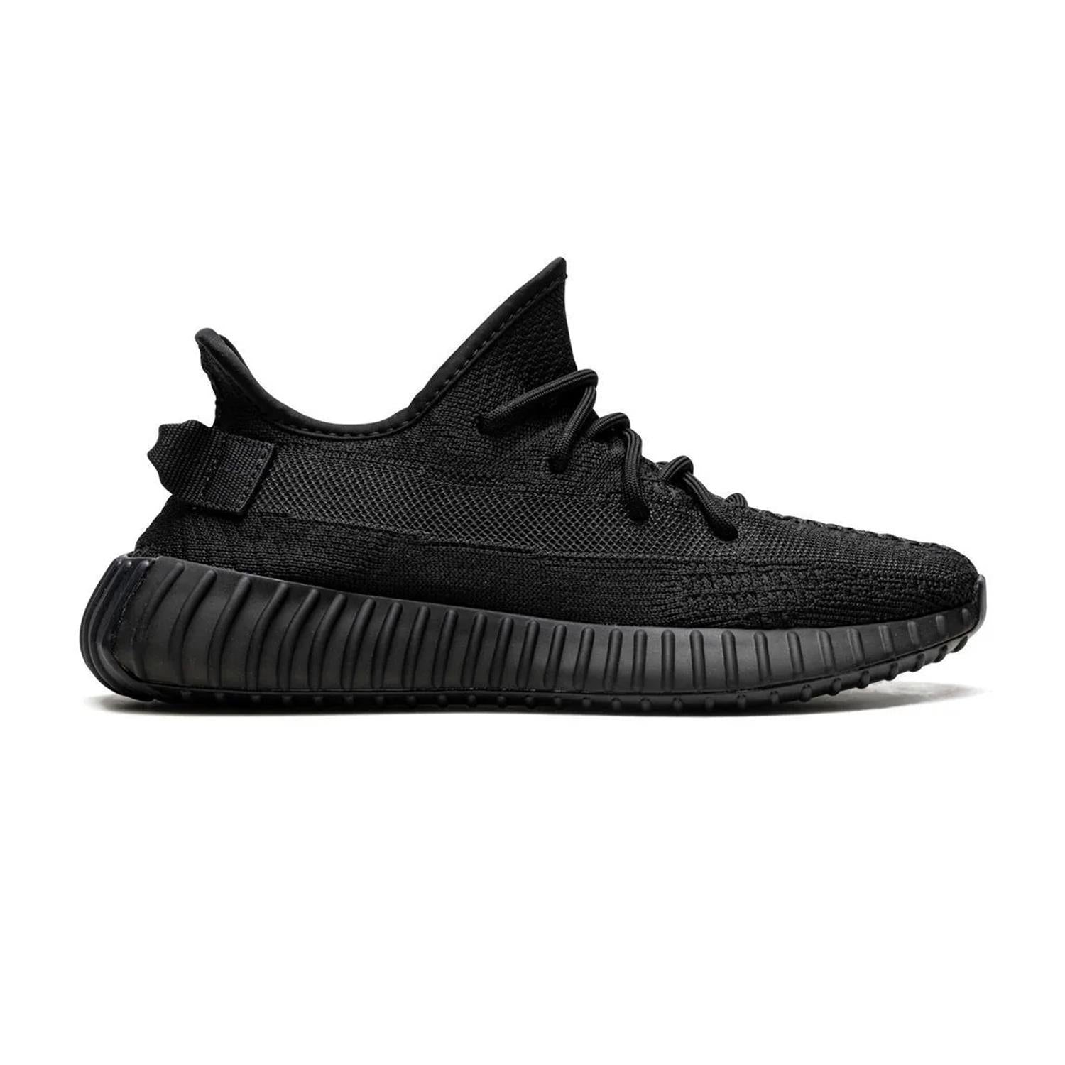 Men s Wide Fit Adidas Yeezy Boost 350 V2 Onyx Walking Trainers