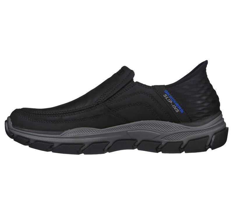 Skechers 204810 Wide Respected Elgin Black Trainers-2