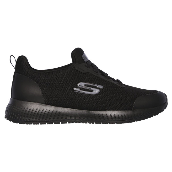 Skechers 77222EC Wide Squad SR Trainers Black-1