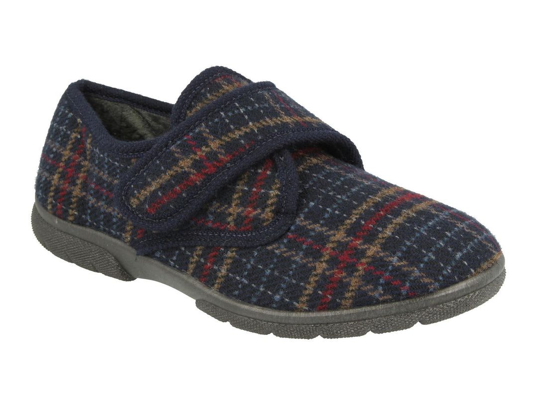 DB Tartan Extra Wide Slippers-2