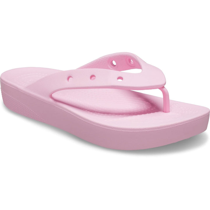 Women's Wide Fit Crocs 207714 Classic Platform Flip Flop