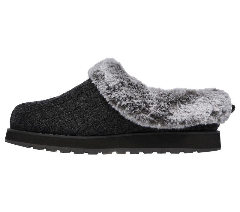 Skechers Keepsakes Extra Wide Ice Angel Mule Charcoal-4