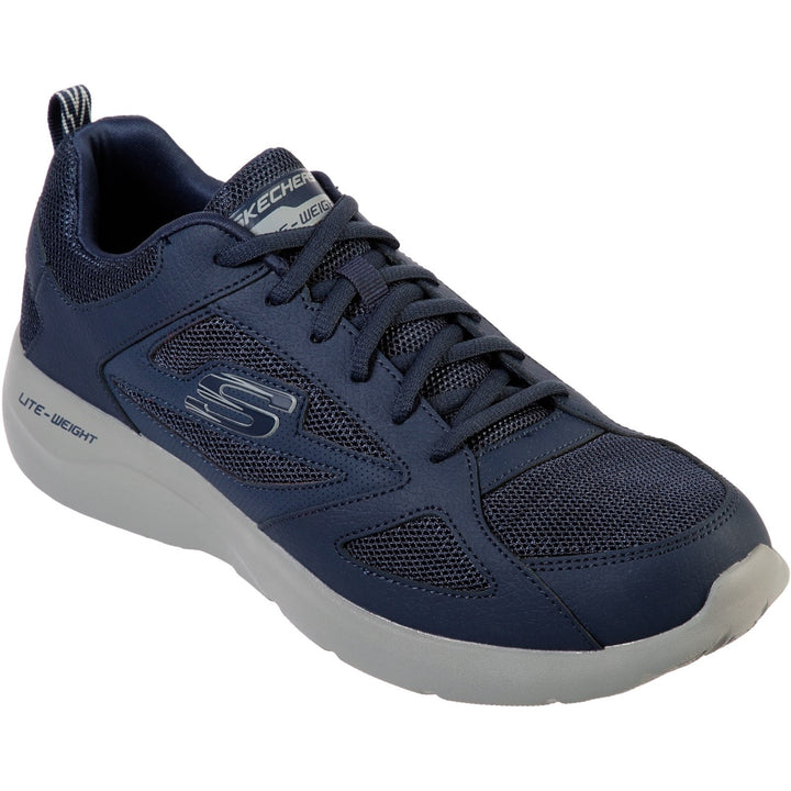 Men's Wide Fit Skechers 58363 Dynamight 2.0 Fallford Trainers