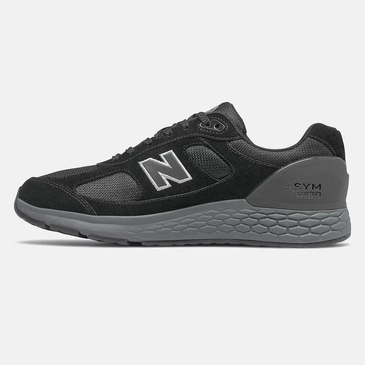 Mens Wide Fit New Balance MW1880 Walking Trainers - Black