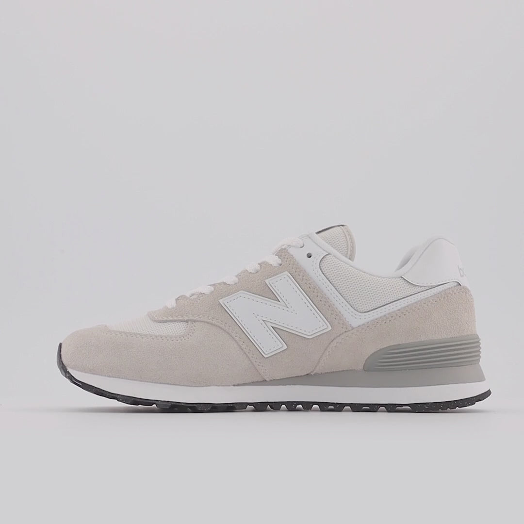 Men's Wide Fit New Balance  ML574EVW Running Trainers - Exclusive - Nimbus Cloud/White ENCAP