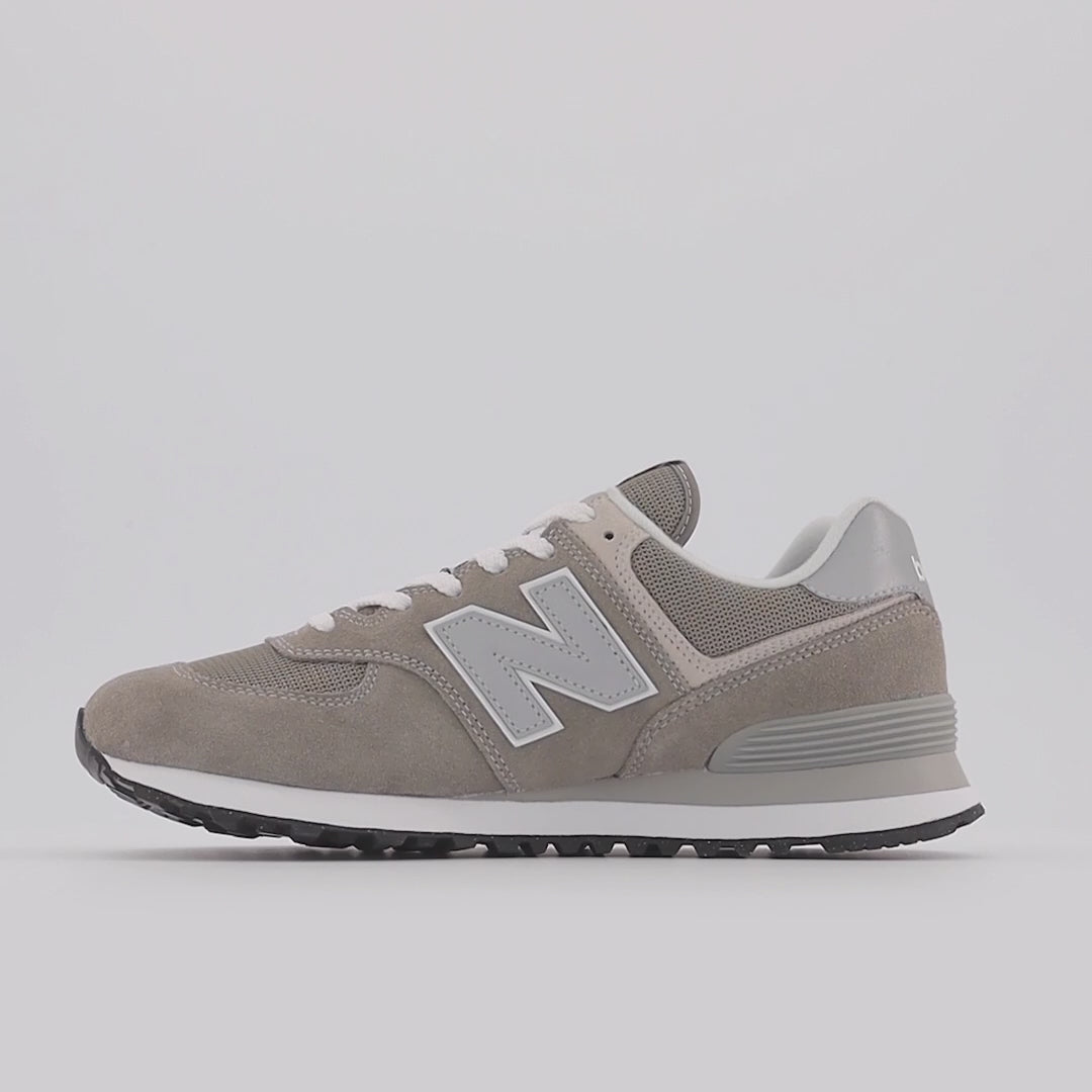 Women's Wide Fit New Balance  ML574EVG Running Trainers - Exclusive - Grey ENCAP