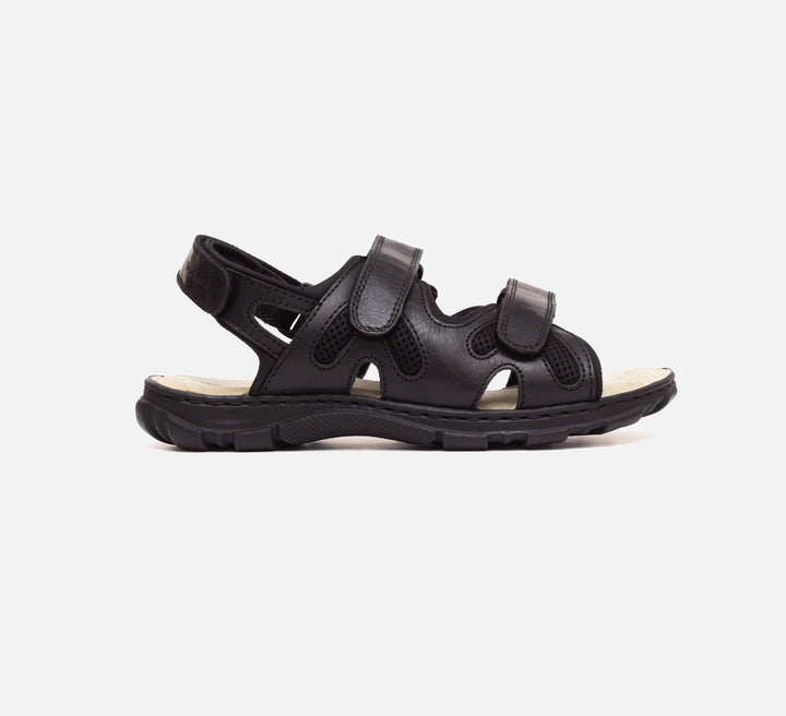 Tredd Well Ashley Black Extra Wide Sandals-1