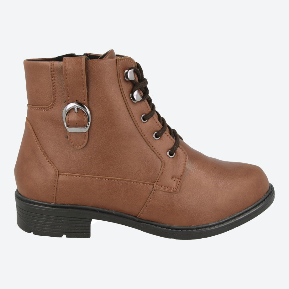 Womens Wide Fit DB Atlas Vegan Boots