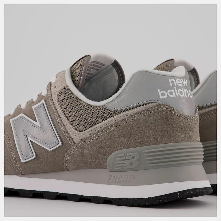 Women's Wide Fit New Balance  ML574EVG Running Trainers - Exclusive - Grey ENCAP