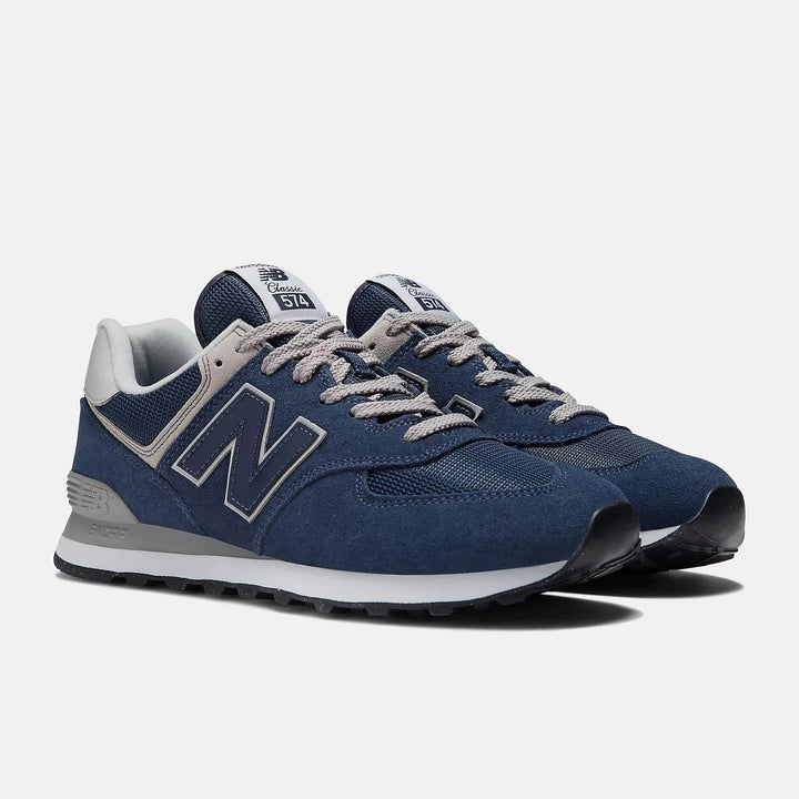 Women's Wide Fit New Balance  ML574EVN Running Trainers - Exclusive - Navy ENCAP