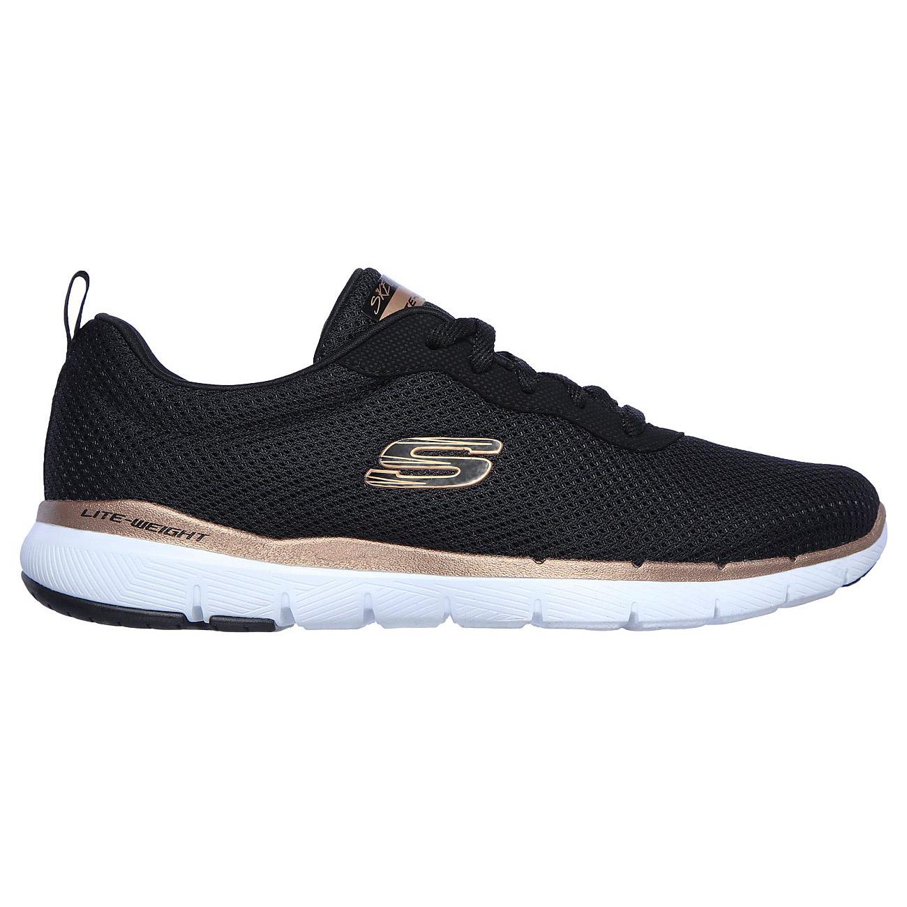 Womens Wide Fit Skechers Flex Appeal 3.0 13070 Walking Trainers