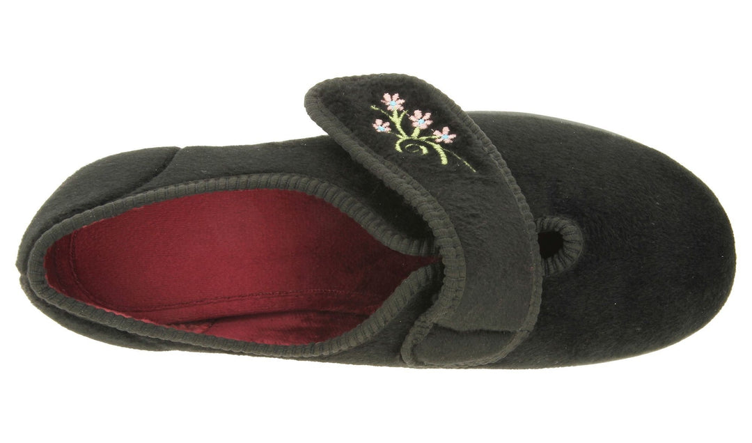 DB Caroline 2 Extra Wide Slippers-3