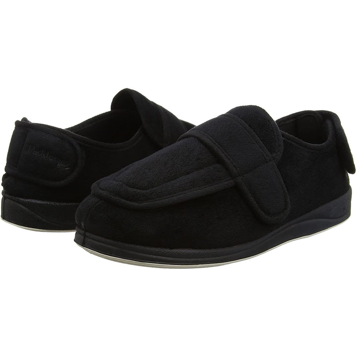 Padders Wrap Extra Wide Slippers-5