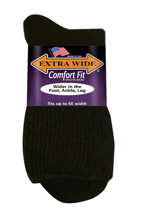 Extra Wide 7500 Quarter Medical Socks-1