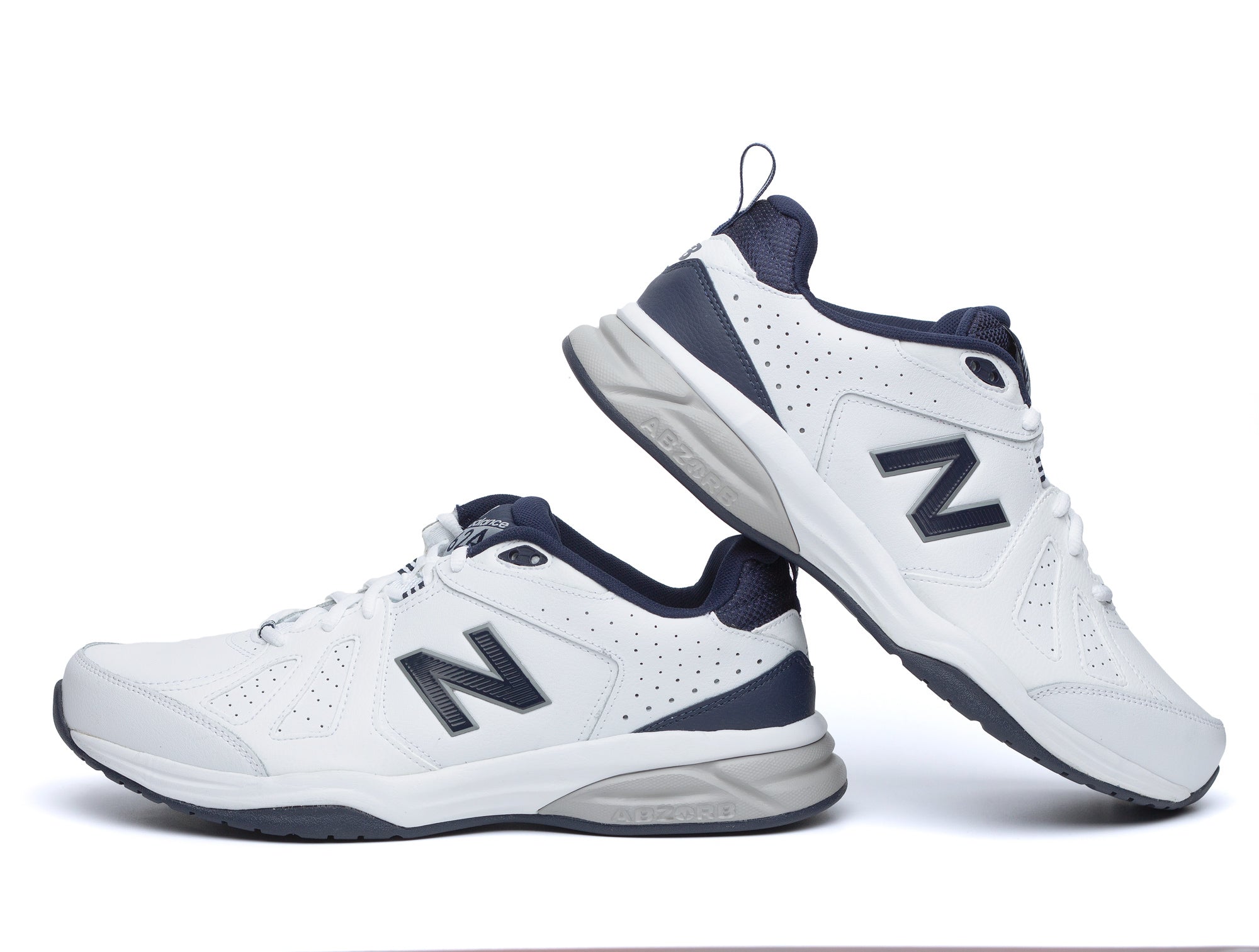 Mens white new balance shoes best sale