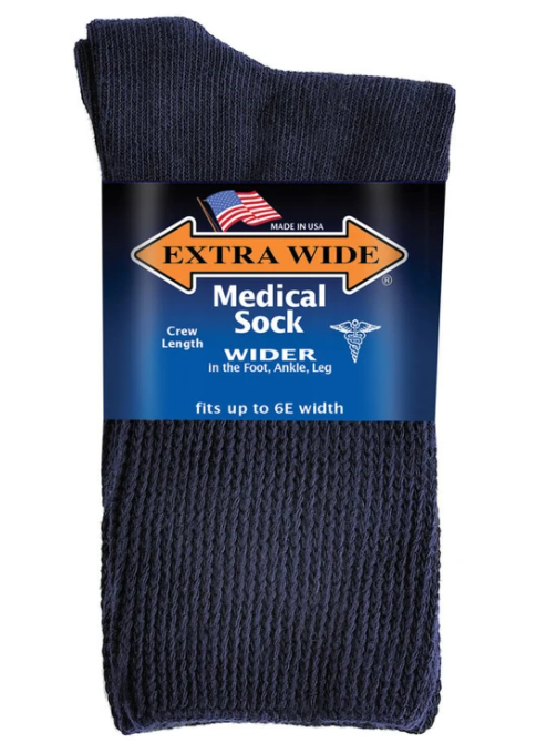 Extra Wide 4850 Medical Crew Socks-2