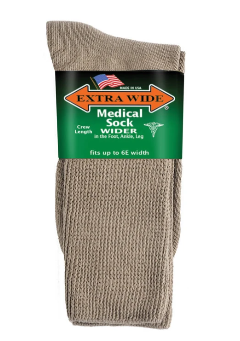 Extra Wide 4850 Medical Crew Socks-3