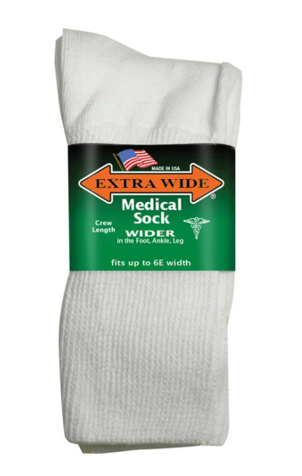 Extra Wide 4850 Medical Crew Socks-4