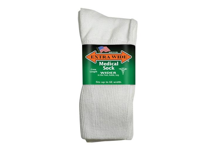 Mens Extra Wide 5851 Comfort Fit Medical Crew Socks