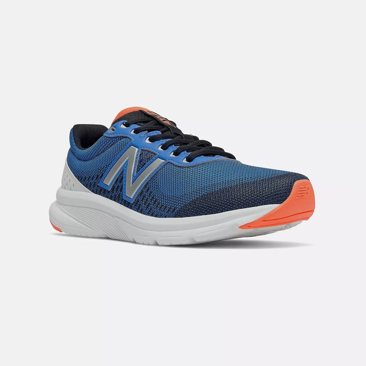 Womens Wide Fit New Balance M411 Walking and Running Trainers - Blue/Black